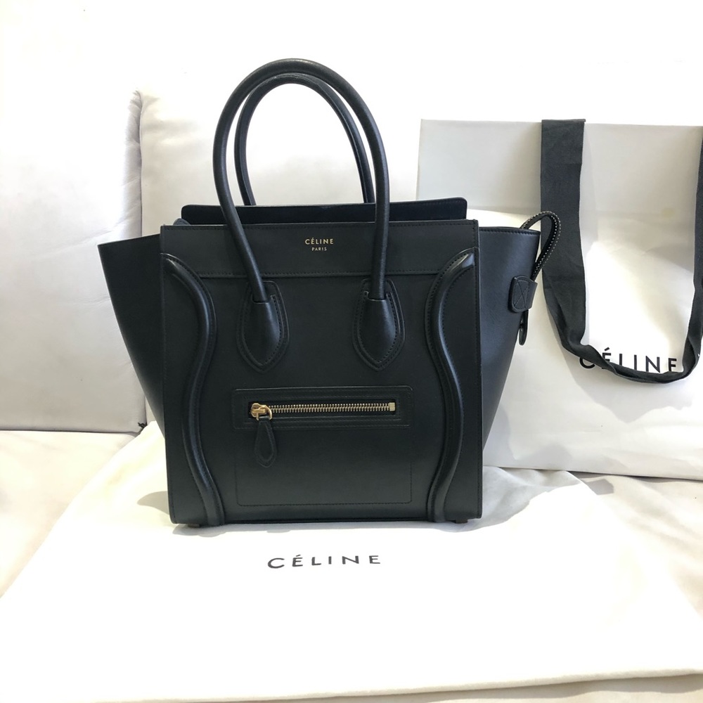 Authentic Celine Micro Luggage Tote